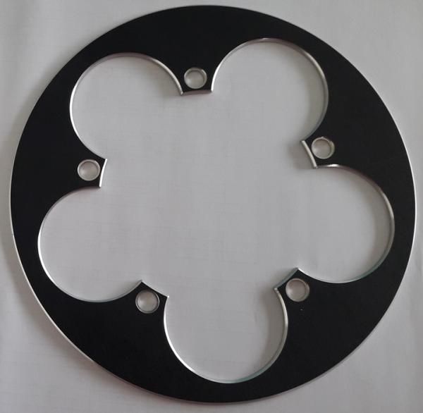 BX09 - Bashring B.C.D. 130 mm copre fino a 53T ( Black )