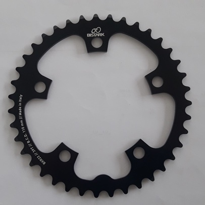 BXR22 - Road Chainring 39T B.C.D. 110 mm inner position