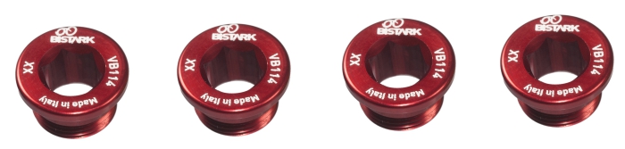 VB114R - RED B.C.D. screws SRAM Truvativ XX